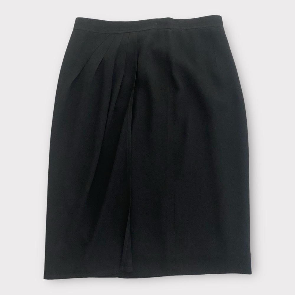 Valentino Women’s Skirt US 6-8 Faux Wrap Pencil Designer Quiet Luxury Classic